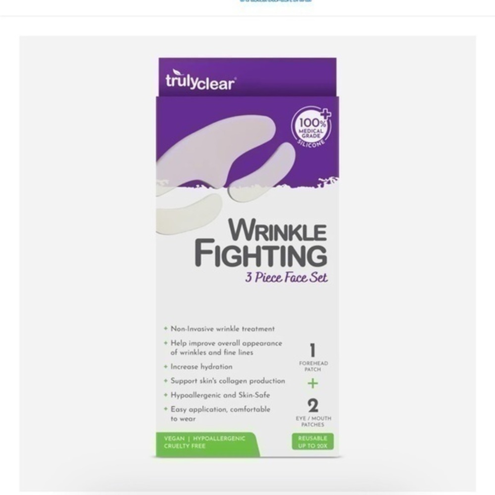 Truly clear 3pc. Wrinkle Fighting face set
